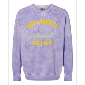 Uss Liberty Agtr 5 Colorblast Crewneck Sweatshirt