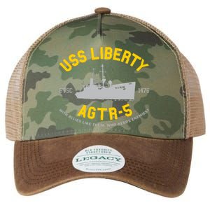 Uss Liberty Agtr 5 Legacy Tie Dye Trucker Hat