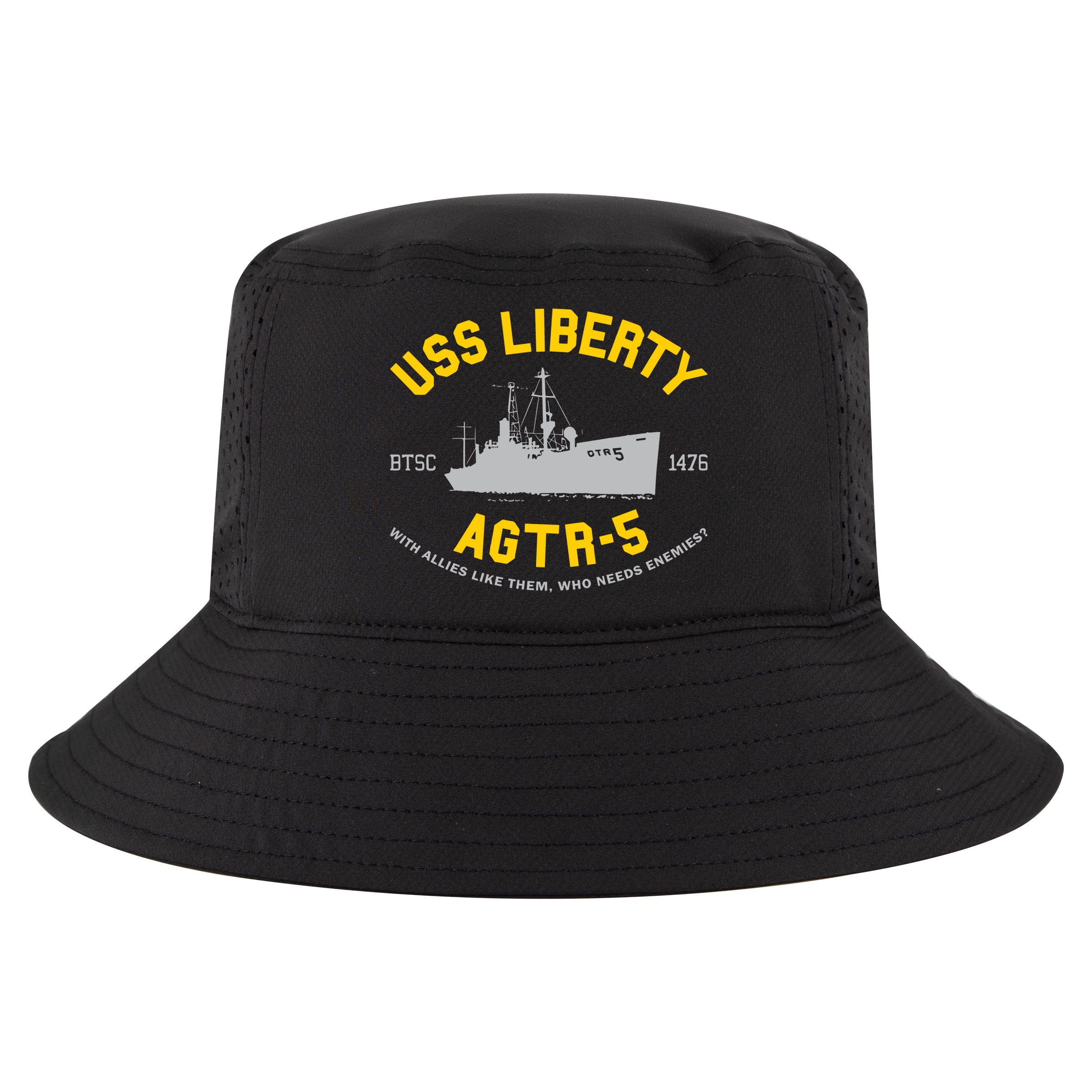 Uss Liberty Agtr 5 Cool Comfort Performance Bucket Hat