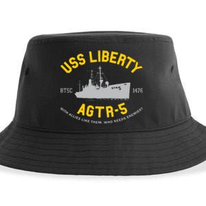 Uss Liberty Agtr 5 Sustainable Bucket Hat