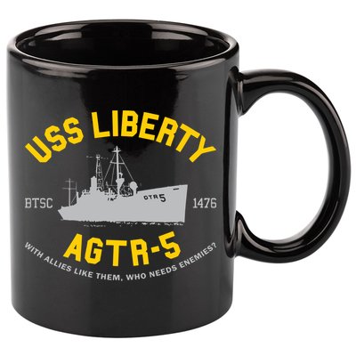 Uss Liberty Agtr 5 11oz C Handle Ceramic Mug