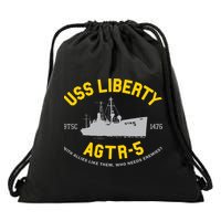 Uss Liberty Agtr 5 Drawstring Bag