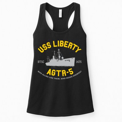 Uss Liberty Agtr 5 Womens Tank Top