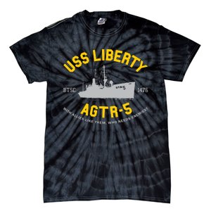 Uss Liberty Agtr 5 Tie-Dye T-Shirt