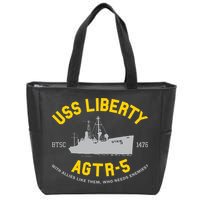 Uss Liberty Agtr 5 Zip Tote Bag