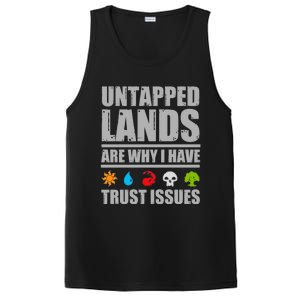 Untapped Lands Are Why I Have Trust Issues Magic Geek Gift PosiCharge Competitor Tank