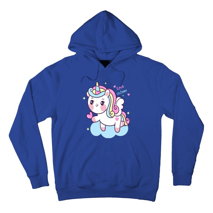 Unicorns Love And Valentines Day Gift Hoodie