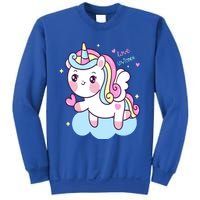 Unicorns Love And Valentines Day Gift Sweatshirt