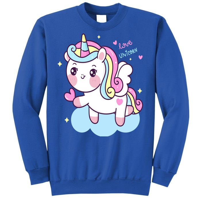 Unicorns Love And Valentines Day Gift Sweatshirt