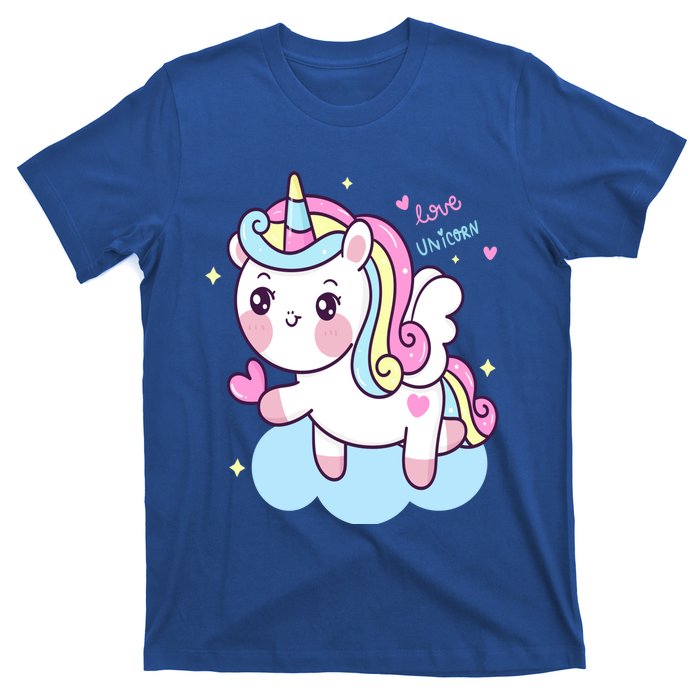 Unicorns Love And Valentines Day Gift T-Shirt