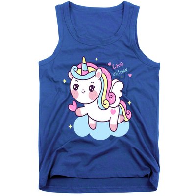 Unicorns Love And Valentines Day Gift Tank Top