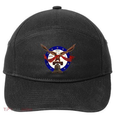 USS Liberty Badge Remember the USS Liberty 7-Panel Snapback Hat