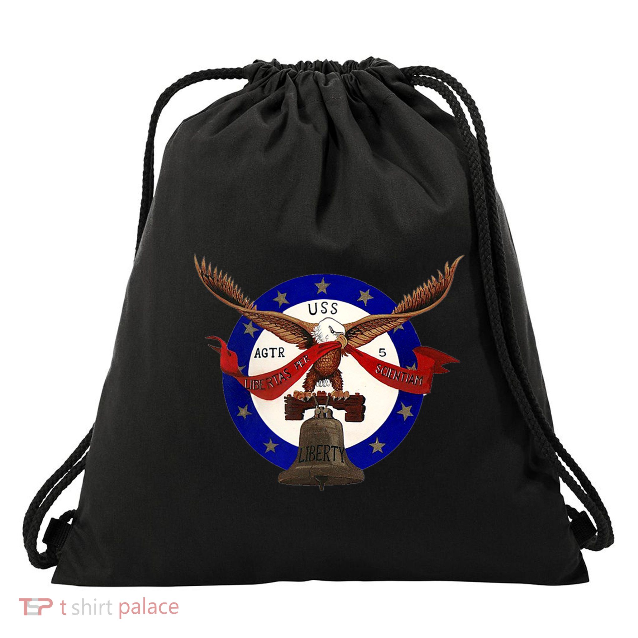 USS Liberty Badge Remember the USS Liberty Drawstring Bag