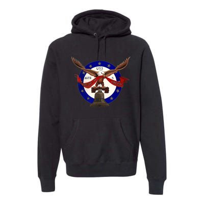 USS Liberty Badge Remember the USS Liberty Premium Hoodie