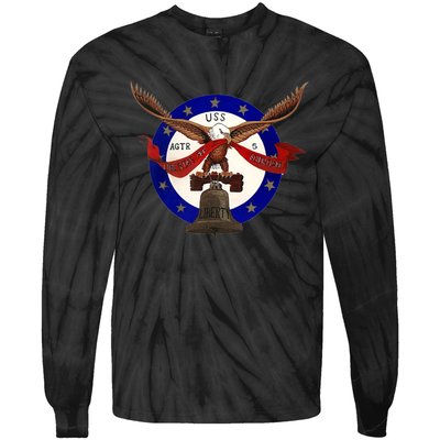 USS Liberty Badge Remember the USS Liberty Tie-Dye Long Sleeve Shirt