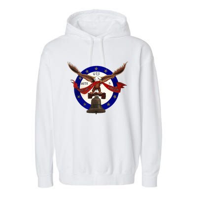 USS Liberty Badge Remember the USS Liberty Garment-Dyed Fleece Hoodie