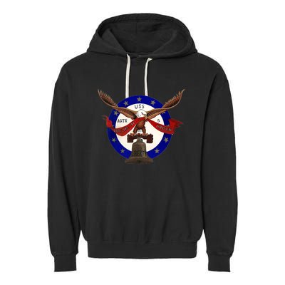 USS Liberty Badge Remember The USS Liberty Garment-Dyed Fleece Hoodie