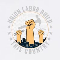 Union Labor Build This Country Labor Day Gift Garment-Dyed Sweatshirt