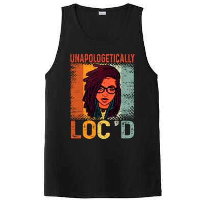 Unapologetically Loc'd Black Queen Melanin Loc'd Hair Cool Gift PosiCharge Competitor Tank