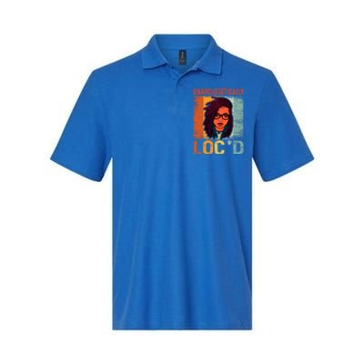 Unapologetically Loc'd Black Queen Melanin Loc'd Hair Cool Gift Softstyle Adult Sport Polo