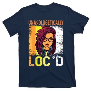 Unapologetically Loc'd Black History Queen Melanin Loc'd T-Shirt