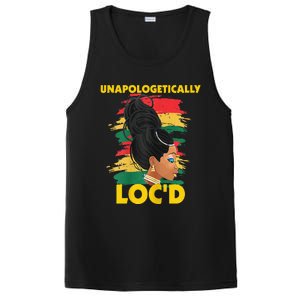 Unapologetically Loc'd Black 's History Month Afro Hair PosiCharge Competitor Tank