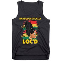 Unapologetically Loc'd Black 's History Month Afro Hair Tank Top