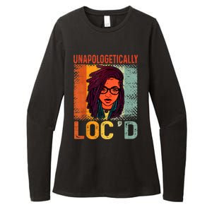 Unapologetically Loc'd Black History Queen Melanin Loc'd Womens CVC Long Sleeve Shirt