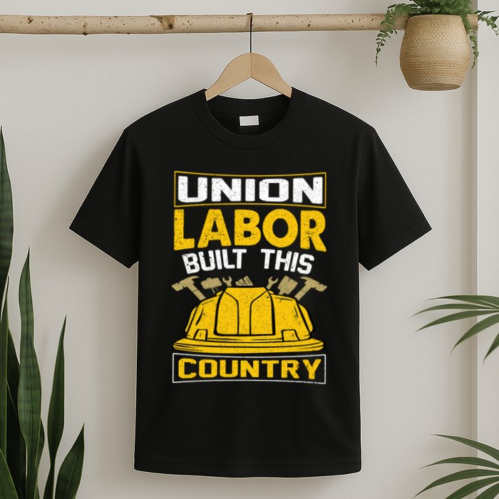 Union Labor Built This Country Graphic T-Shirt