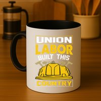 Union Labor Built This Country Graphic Mug