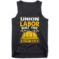 Union Labor Built This Country Graphic Tank Top