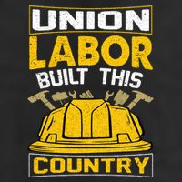 Union Labor Built This Country Graphic Golf Towel