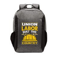 Union Labor Built This Country Graphic Vector Backpack