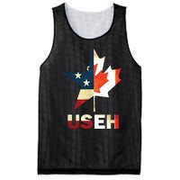 USEH Leaf Canadian American Flag Shirts Canada USA Flag Gift Mesh Reversible Basketball Jersey Tank