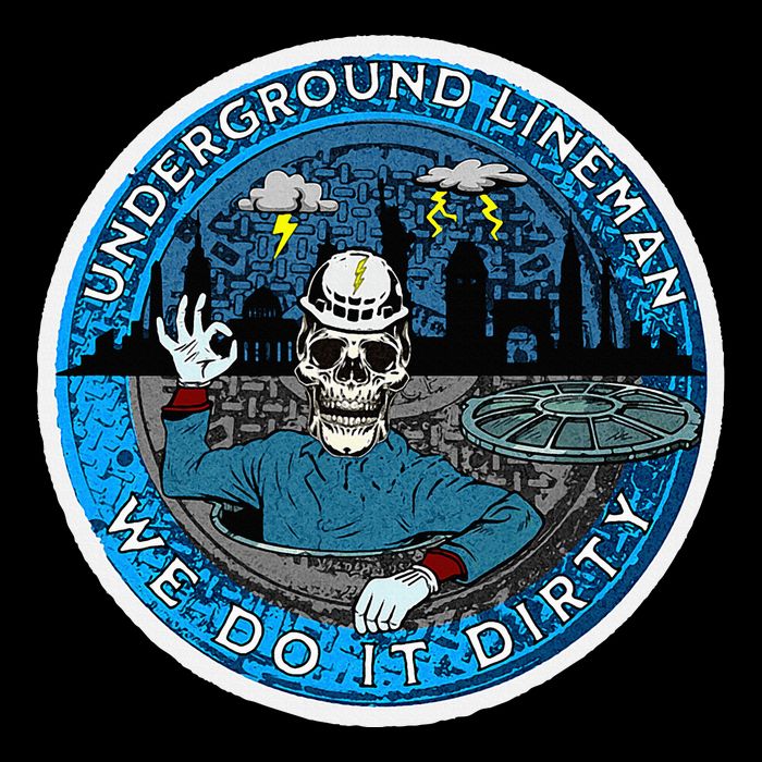 Underground Lineman Cable Splicer T-Shirt