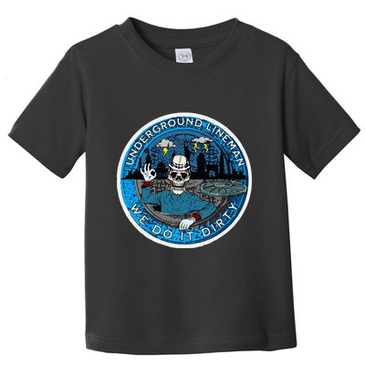Underground Lineman Cable Splicer Toddler T-Shirt