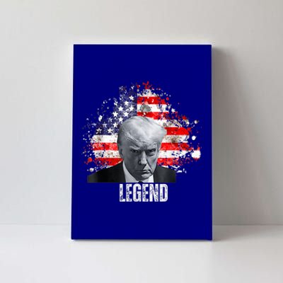 Usa Legend Donald Trump Mug Shot 2024 Canvas