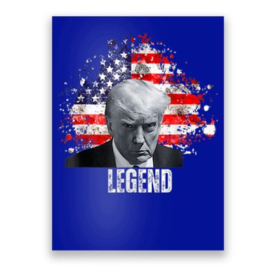 Usa Legend Donald Trump Mug Shot 2024 Poster