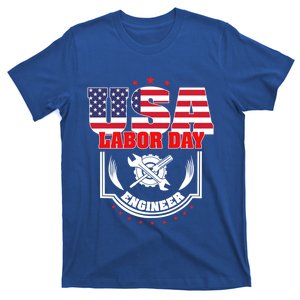 Usa Labor Day Engineer Patriotic Proud American Flag America Gift T-Shirt