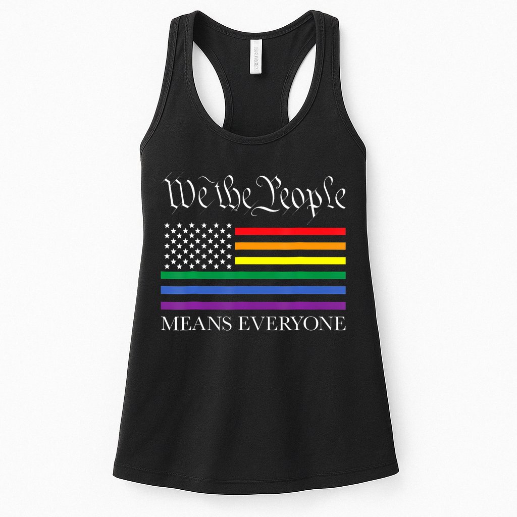 Usa Lgbt Equality We The People Means Everyone Womens Tank Top