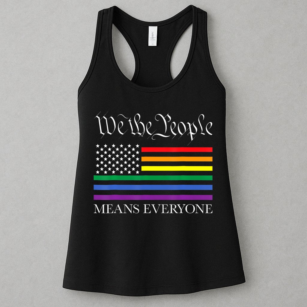 Usa Lgbt Equality We The People Means Everyone Womens Tank Top