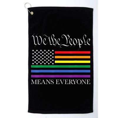 Usa Lgbt Equality We The People Means Everyone Golf Towel
