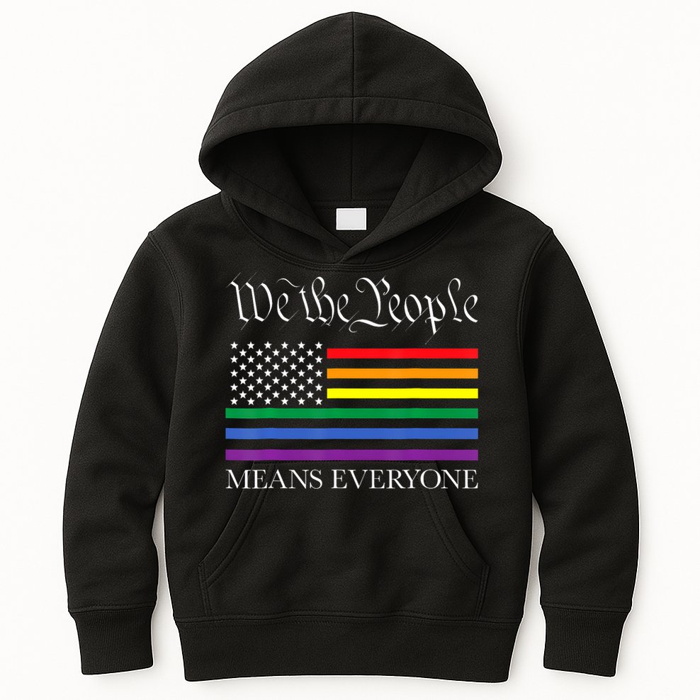 Usa Lgbt Equality We The People Means Everyone Kids Hoodie