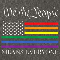 Usa Lgbt Equality We The People Means Everyone Cotton Canvas Backpack
