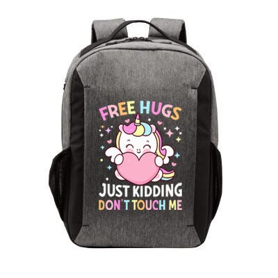 Unicorn Lover  Funny Free Hugs Just Kidding Don't Touch Me  Vector Backpack