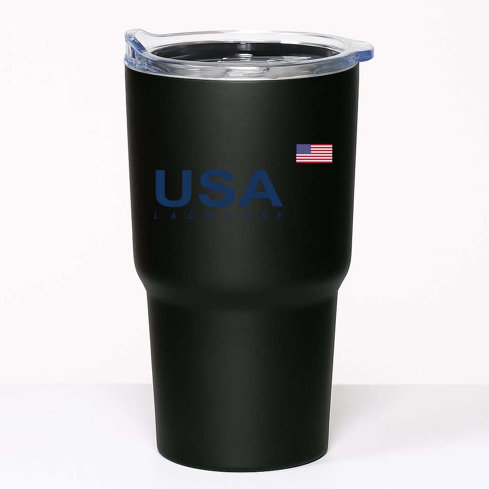 Usa Lacrosse Flag Gift Tumbler