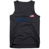 Usa Lacrosse Flag Gift Tank Top