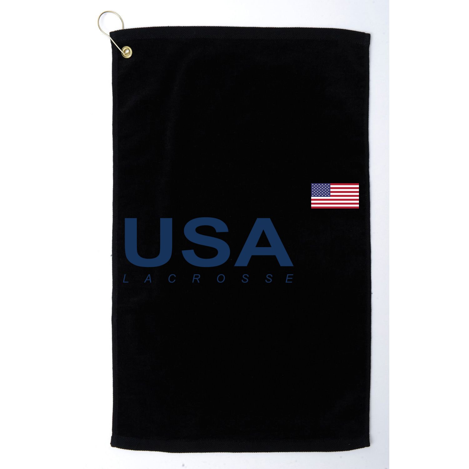 Usa Lacrosse Flag Gift Golf Towel