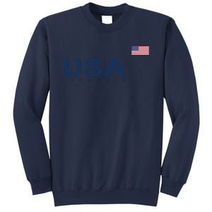 Usa Lacrosse Flag Gift Sweatshirt