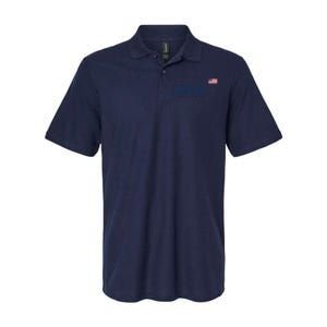 Usa Lacrosse Flag Gift Softstyle Adult Sport Polo